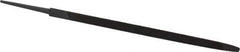 Simonds File - 6" Long, Bastard Cut, Taper American-Pattern File - Single Cut, 9/32" Overall Thickness, Tang - Exact Tool & Supply