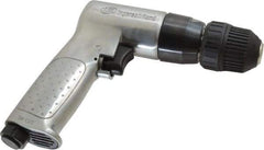 Ingersoll-Rand - 3/8" Reversible Keyless Chuck - Pistol Grip Handle, 2,000 RPM, 4 CFM, 0.5 hp, 85 psi - Exact Tool & Supply