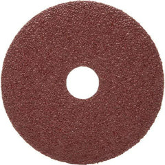 3M - 4-1/2" Diam 7/8" Hole 36 Grit Fiber Disc - Very Coarse Grade, Ceramic, 13,300 Max RPM, Series 983C - Exact Tool & Supply