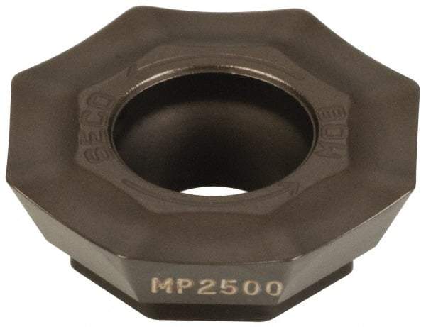 Seco - OFEX05T305 M08 Grade MP2500 Carbide Milling Insert - TiCN/Al2O3 Finish, 0.148" Thick, 1/2" Inscribed Circle - Exact Tool & Supply