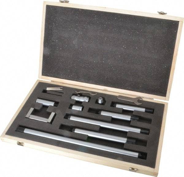 SPI - 2 to 40 Inch Range, Carbide Mechanical Inside Tubular Micrometer - 0.001 Inch Graduation, 0.0001 Inch Accuracy - Exact Tool & Supply