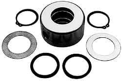 Allied Machine and Engineering - 1/2 NPT, 2-1/2" ID x 4" OD, Rotary Coolant Adapter for Indexable Tools - 1-3/4" Thick, 1/2 NC" Drive Rod Thread, Series T-A - Exact Tool & Supply