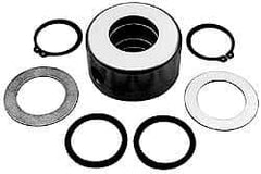 Allied Machine and Engineering - 1/2 NPT, 2-1/2" ID x 4" OD, Rotary Coolant Adapter for Indexable Tools - 1-3/4" Thick, 1/2 NC" Drive Rod Thread, Series T-A - Exact Tool & Supply