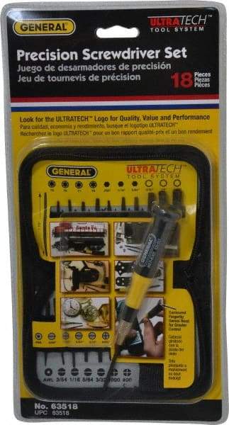 General - 17 Piece Bit Screwdriver - Exact Tool & Supply