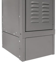 Hallowell - 18" Wide x 6" High, Locker Closed Front Base - Exact Tool & Supply