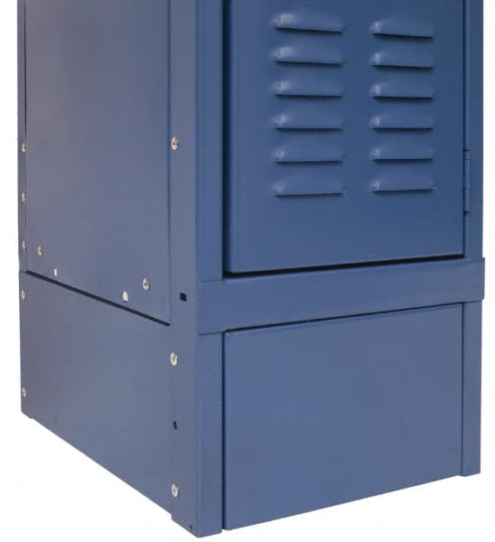 Hallowell - 12" Wide x 6" High, Locker Closed Front Base - Exact Tool & Supply
