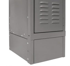 Hallowell - 6" High x 15" Deep, Locker Closed Side Base - Exact Tool & Supply