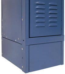 Hallowell - 6" High x 12" Deep, Locker Closed Side Base - Exact Tool & Supply