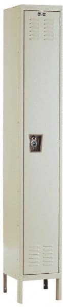 Hallowell - 1 Door, 1 Tier, Ready-Built Wardrobe & Box Lockers - Exact Tool & Supply