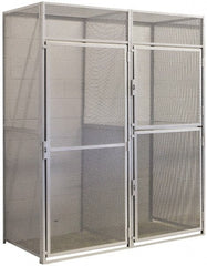 Hallowell - 1 Door, 1 Tier, Bulk Storage Lockers - Exact Tool & Supply
