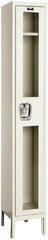 Hallowell - 1 Door, 1 Tier, Safety-View Wardrobe Lockers - Exact Tool & Supply