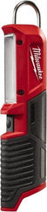 Milwaukee Tool - 12 Volt, Cordless, LED Portable Handheld Work Light - 1 Head, 220 Lumens, 9-1/4" Long - Exact Tool & Supply