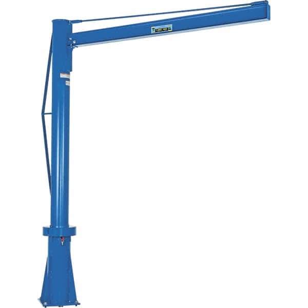 Vestil - 1,000 Lb Load Capacity, Steel Jib Crane - 8' Span - Exact Tool & Supply