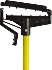 PRO-SOURCE - 60" Swivel Fiberglass Quick Connect Mop Handle - 1" Handle Diam, Plastic Connector, Use with Wet Mops - Exact Tool & Supply