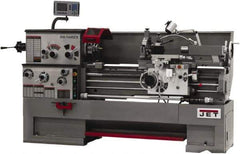Jet - 14" Swing, 40" Between Centers, 230 Volt, Triple Phase Engine Lathe - 7MT Taper, 7-1/2 hp, 42 to 1,800 RPM, 3-1/8" Bore Diam, 40" Deep x 47" High x 97-1/2" Long - Exact Tool & Supply
