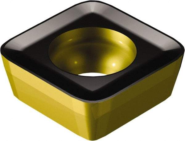 Sandvik Coromant - R2101405 PM Grade 4340 Carbide Milling Insert - TiCN/Al2O3/TiN Coated, 5.26mm Thick, 14.6mm Inscribed Circle - Exact Tool & Supply