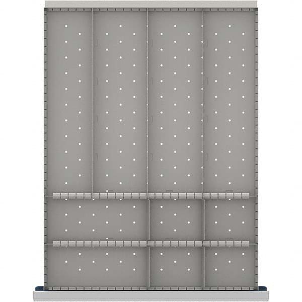 LISTA - 10-Compartment Drawer Divider Layout for 3.15" High Drawers - Exact Tool & Supply
