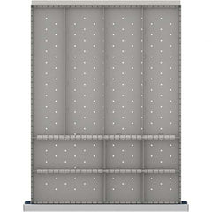 LISTA - 10-Compartment Drawer Divider Layout for 3.15" High Drawers - Exact Tool & Supply