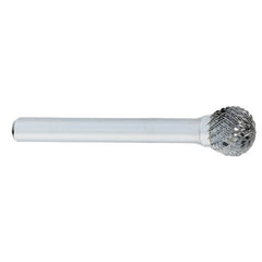 ‎SD-3 -9mm × 9mm LOC × 6mm Shank × 50mm OAL Ball Shape Carbide Medium Tough Cut Burr - Exact Tool & Supply