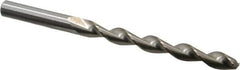 Chicago-Latrobe - 5/16" 135° High Speed Steel Jobber Drill - Bright Finish, Right Hand Cut, Parabolic Flute, Straight Shank, 4-1/2" OAL, Split Point - Exact Tool & Supply