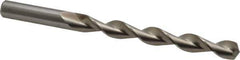Chicago-Latrobe - 13/32" 135° High Speed Steel Jobber Drill - Bright Finish, Right Hand Cut, Parabolic Flute, Straight Shank, 5-1/4" OAL, Split Point - Exact Tool & Supply