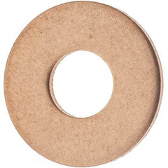Value Collection - Copper Standard Flat Washer - 0.2031" ID x 1/2" OD, Plain Finish - Exact Tool & Supply
