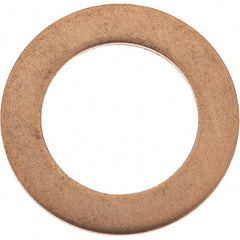 Value Collection - 7/16 SAE, 29/64" ID x 11/16" OD Oil Drain Plug Gasket - 1/32" Thick, Copper - Exact Tool & Supply