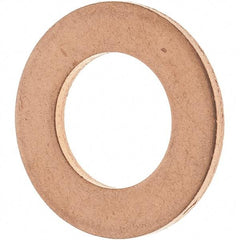 Value Collection - 7/16 SAE, 15/32" ID x 13/16" OD Oil Drain Plug Gasket - 1/16" Thick, Copper - Exact Tool & Supply