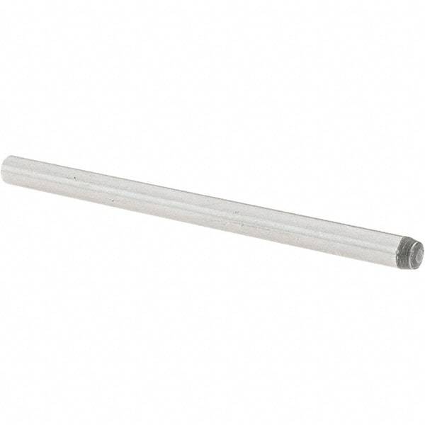 Value Collection - 1/8" Diam x 2" Pin Length Grade 8 Alloy Steel Standard Dowel Pin - C 50-58 Hardness, 3,200 Lb Breaking Strength, 1 Beveled & 1 Rounded End - Exact Tool & Supply