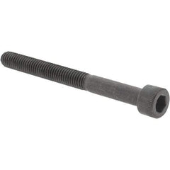 Value Collection - #10-32 UNF Hex Socket Drive, Socket Cap Screw - Alloy Steel, Black Oxide Finish, Partially Threaded, 2" Length Under Head - Exact Tool & Supply