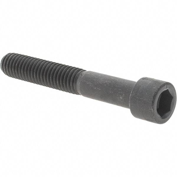 Value Collection - 3/8-16 UNC Hex Socket Drive, Socket Cap Screw - Alloy Steel, Black Oxide Finish, Partially Threaded, 2-1/2" Length Under Head - Exact Tool & Supply