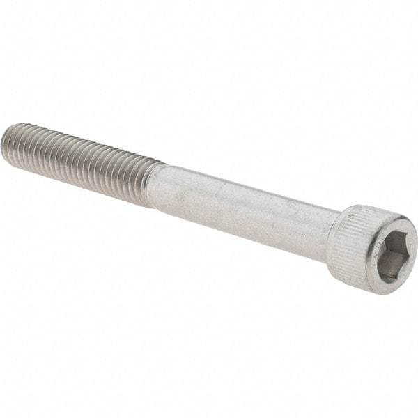 Value Collection - 3/8-16 UNC Hex Socket Drive, Socket Cap Screw - Grade 18-8 Stainless Steel, 3-1/2" Length Under Head - Exact Tool & Supply