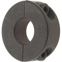 Value Collection - 13mm Bore, Steel, Two Piece Shaft Collar - 1-1/4" Outside Diam - Exact Tool & Supply