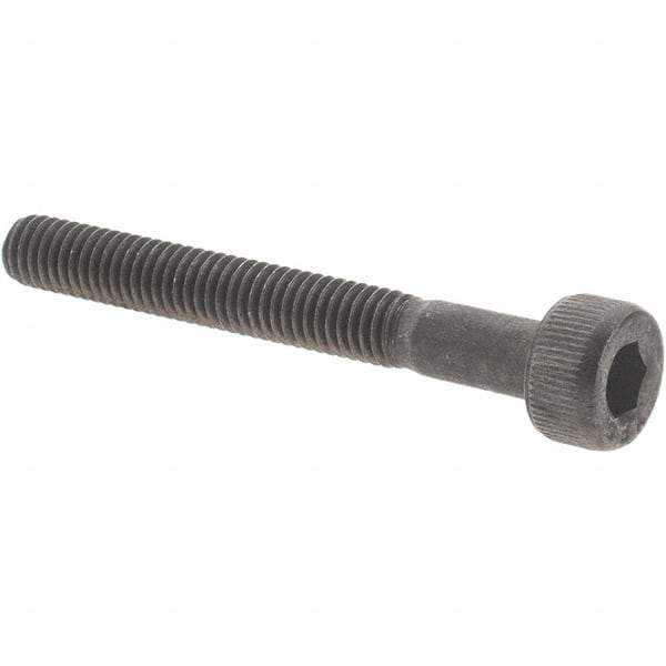 Value Collection - M3x0.50 Metric Coarse Hex Socket Drive, Socket Cap Screw - Grade 12.9 Alloy Steel, Black Oxide Finish, Partially Threaded, 25mm Length Under Head - Exact Tool & Supply