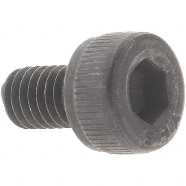 Value Collection - M3x0.50 Metric Coarse Hex Socket Drive, Socket Cap Screw - Grade 12.9 Alloy Steel, Black Oxide Finish, Fully Threaded, 5mm Length Under Head - Exact Tool & Supply