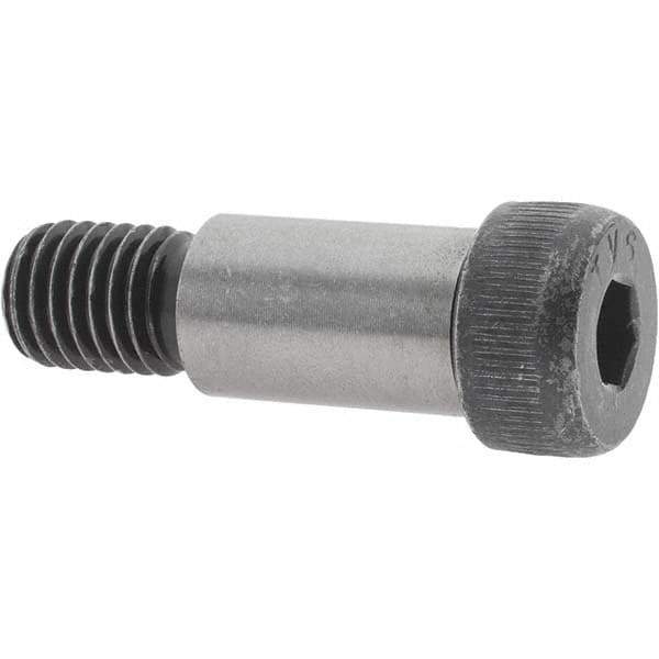 Value Collection - 3/4" Shoulder Diam x 1-1/4" Shoulder Length, 5/8-11 UNC, Hex Socket Shoulder Screw - 4140 Alloy Steel, Uncoated, 1/2" Head Height x 1" Head Diam - Exact Tool & Supply