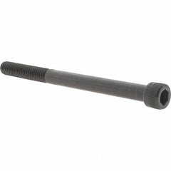 Value Collection - 5/16-18 UNC Hex Socket Drive, Socket Cap Screw - Alloy Steel, Black Oxide Finish, Partially Threaded, 4" Length Under Head - Exact Tool & Supply
