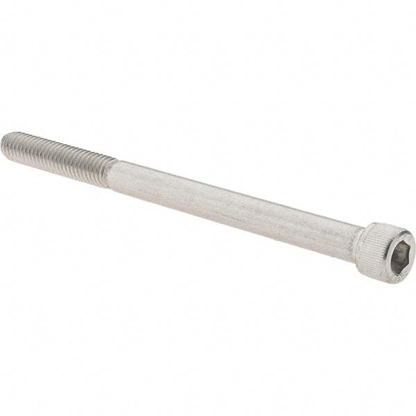 Value Collection - 5/16-18 UNC Hex Socket Drive, Socket Cap Screw - Grade 18-8 & Austenitic A2 Stainless Steel, Partially Threaded, 4-1/2" Length Under Head - Exact Tool & Supply