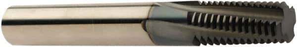 Sandvik Coromant - MF28x2 Metric, 0.9843" Cutting Diam, 6 Flute, Solid Carbide Helical Flute Thread Mill - Internal Thread, 46mm LOC, 121mm OAL, 63/64" Shank Diam - Exact Tool & Supply