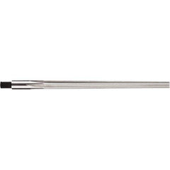 DORMER - 9/64" Diam, 3.63mm Diam Straight Shank, 48mm Flute, Taper Pin Reamer - Exact Tool & Supply
