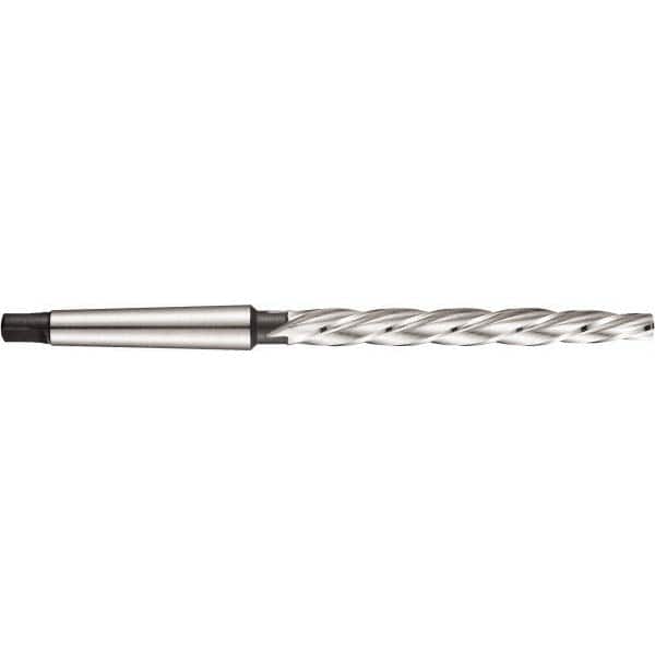 DORMER - 0.591" Reamer Diam, 2MT Morse Taper Shank, Bridge Reamer - Exact Tool & Supply