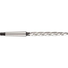 DORMER - 0.8668" Reamer Diam, 3MT Morse Taper Shank, Bridge Reamer - Exact Tool & Supply