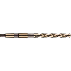 DORMER - 10.8mm, 1MT 118° Point Cobalt Taper Shank Drill Bit - Exact Tool & Supply