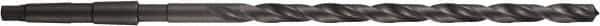 DORMER - 3/8", 1MT 118° Point High Speed Steel Taper Shank Drill Bit - Oxide Finish, 185mm Flute Length, 285mm OAL, Spiral Flute, Series A345 - Exact Tool & Supply