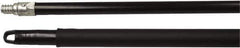 Weiler - 60 x 15/16" Metal Squeegee Handle - Threaded Connection, Black - Exact Tool & Supply