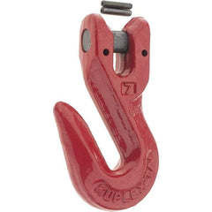 Value Collection - 9/32" Chain Diam, 100 Chain Grade Clevis Hook - 4,300 Lb Capacity, 11/16" ID, 13/32" Pin Diam, 3/8" Hook Throat, 2-1/8" OAL - Exact Tool & Supply