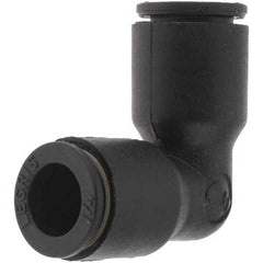 Parker - 1/4" Outside Diam, 1/4 Thread, Push-to-Connect Union Elbow - Exact Tool & Supply