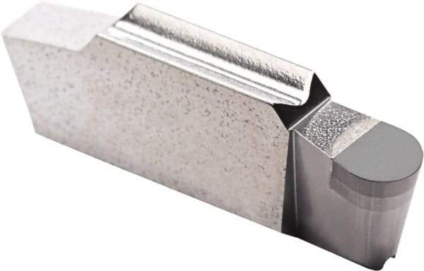 Seco - LCGN, 0.1575" Cutting Width, LF, CBN010 Grade, Single End Multi-Directional Turning Insert - Uncoated, Full Radius - Exact Tool & Supply