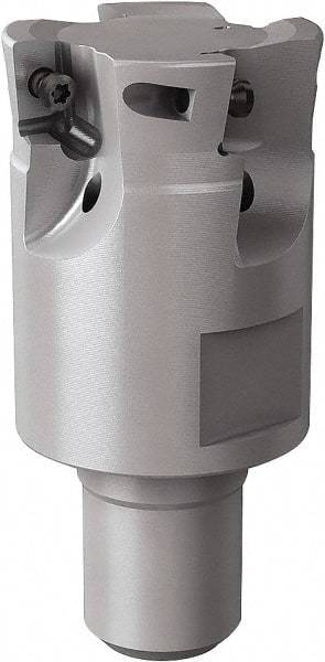 Seco - 32mm Cut Diam, 6mm Max Depth of Cut, Indexable Plunge End Mill - M16 Modular Connection, Multiple Insert Styles, R217.79 Toolholder Style, Through Coolant, Series Turbo 10 - Exact Tool & Supply