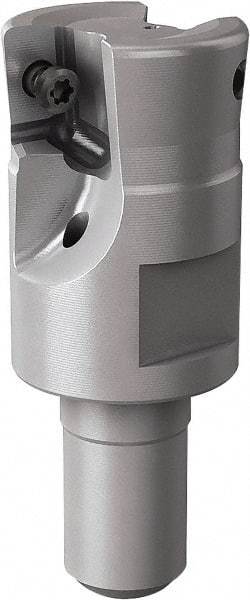 Seco - 20mm Cut Diam, 6mm Max Depth of Cut, Indexable Plunge End Mill - M10 Modular Connection, Multiple Insert Styles, R217.79 Toolholder Style, Through Coolant, Series Turbo 10 - Exact Tool & Supply